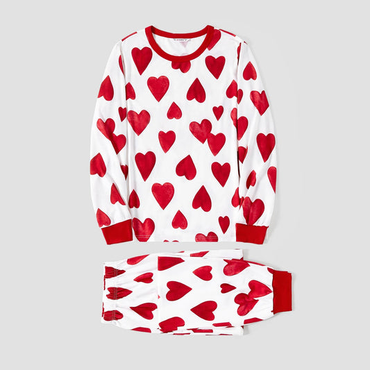 Matching Valentine's Day Family Pajamas
